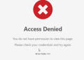 Fix lỗi “Access Denied: You do not have permission to view this page” trên HestiaCP