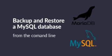 Sao lưu và khôi phục dữ liệu MySQL Database qua bằng dòng lệnh